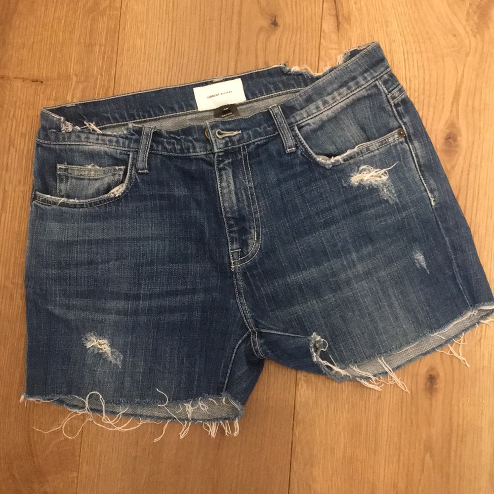 Current/Elliott • Boyfriend Short in Isley Destroy